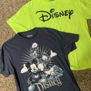 2 EUC mens size large Disney tees